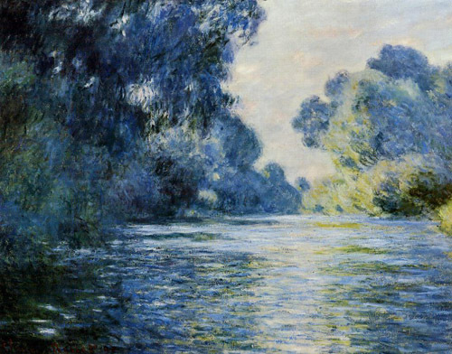 Arm of the Seine at Giverny 1897  by Claude Monet Oil Painting reproduction