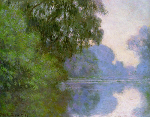 Arm of the Seine near Giverny 1896  by Claude Monet Oil Painting reproduction