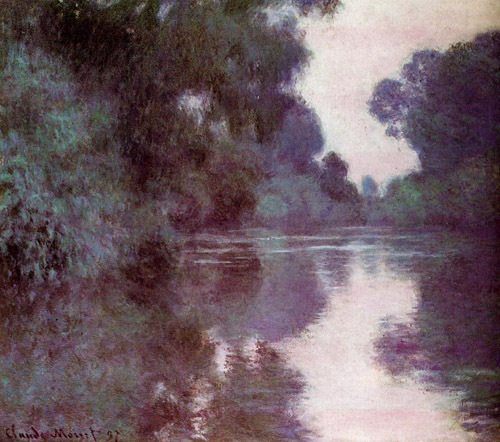 Arm of the Seine near Giverny 1897 by Claude Monet Oil Painting reproduction