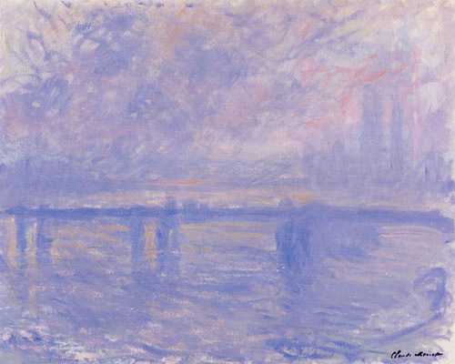 Charing Cross Bridge9 1899-1901 by Claude Monet Oil Painting reproduction