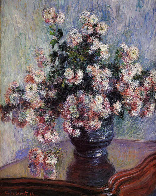 Chrysanthemums 1880-1881  by Claude Monet Oil Painting reproduction