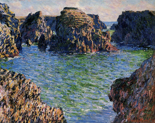 Coming into Port-Goulphar Belle-Ile 1886 by Claude Monet Oil Painting reproduction