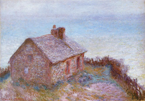 Customs House at Varengaville1 1897 by Claude Monet Oil Painting reproduction