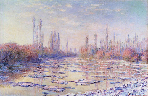 Floating Ice1 1880 by Claude Monet Oil Painting reproduction