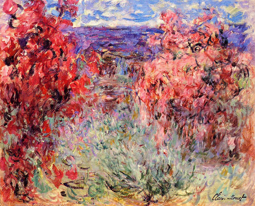 Flowering Trees near the Coast 1920-1926 by Claude Monet Oil Painting reproduction