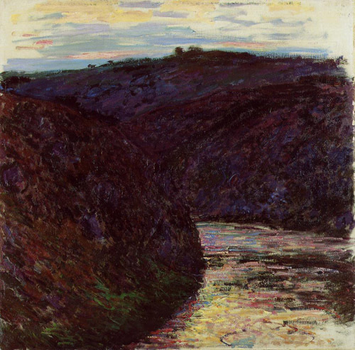Gorge of the Creuse 1889 by Claude Monet Oil Painting reproduction
