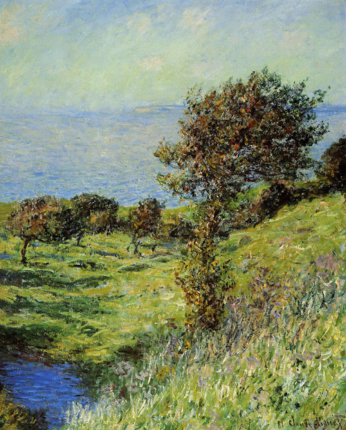 Gust of Wind 1881 by Claude Monet Oil Painting reproduction