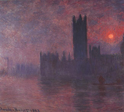 Houses of Parliament 1900-1901 by Claude Monet Oil Painting reproduction