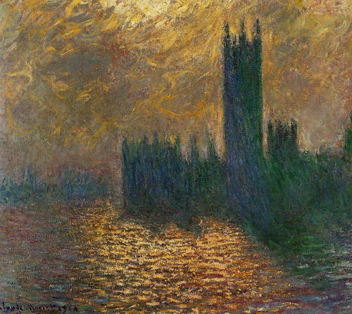 Houses of Parliament Stormy Sky 1900-1901 by Claude Monet Oil Painting reproduction