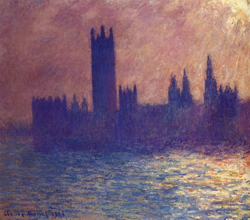 Houses of Parlilament Sunlight Effect 1900-1901 by Claude Monet Oil Painting reproduction