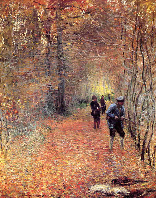 Hunting (aka The Shoot) 1876 by Claude Monet Oil Painting reproduction