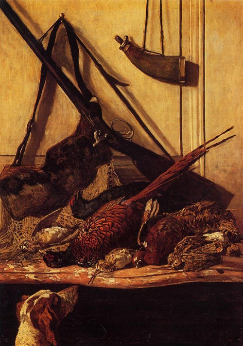 Hunting Trophy 1862 by Claude Monet Oil Painting reproduction