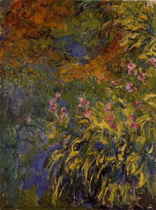 Irises1 1914-1917  by Claude Monet Oil Painting reproduction