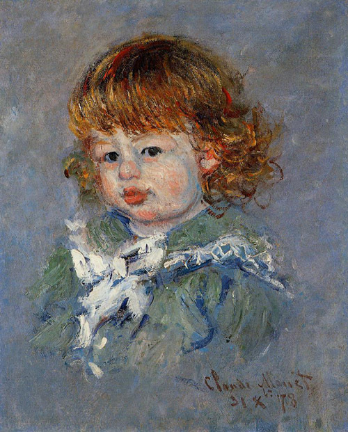 Jean-Pierre Hoschede called Bebe Jean 1878 by Claude Monet Oil Painting reproduction