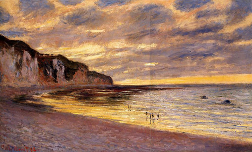  LAlly Point Low Tide 1882  by Claude Monet Oil Painting reproduction