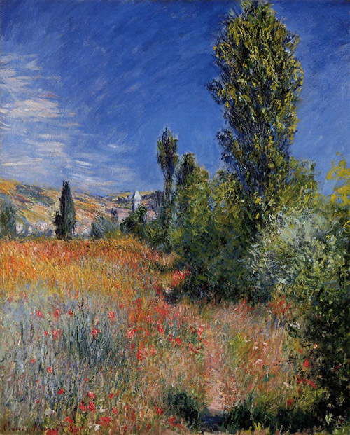 Landscape on the Ile Saint-Martin 1881  by Claude Monet Oil Painting reproduction