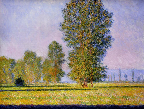 Landscape with Figures Giverny 1888 by Claude Monet Oil Painting reproduction