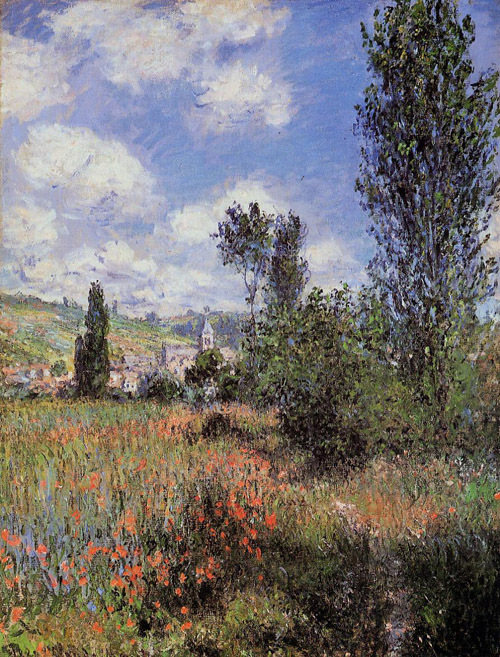 Lane in the Poppy Fields Ile Saint-Martin 1880 by Claude Monet Oil Painting reproduction