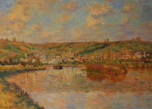 Late Afternoon in Vetheuil 1880  by Claude Monet Oil Painting reproduction