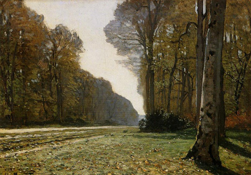 Le Pave de Chailly 1865  by Claude Monet Oil Painting reproduction