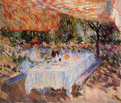 Luncheon under the Tent 1883  by Claude Monet Oil Painting reproduction