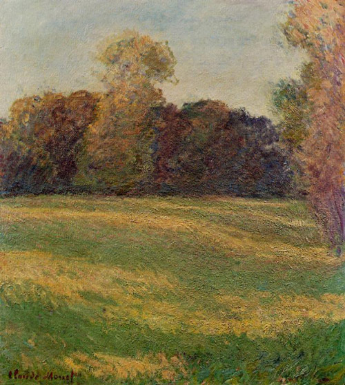 Meadow in the Sun 1886 by Claude Monet Oil Painting reproduction