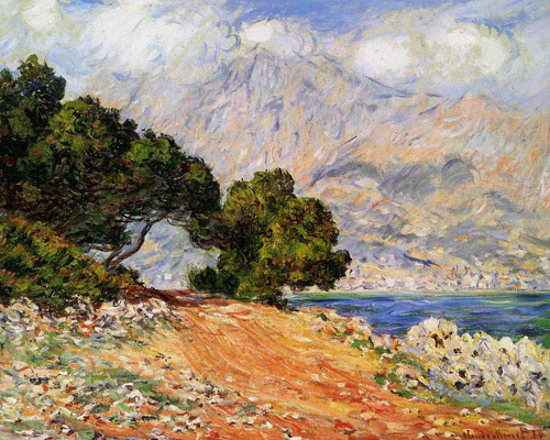 Meton Seen from Cap Martin 1884  by Claude Monet Oil Painting reproduction