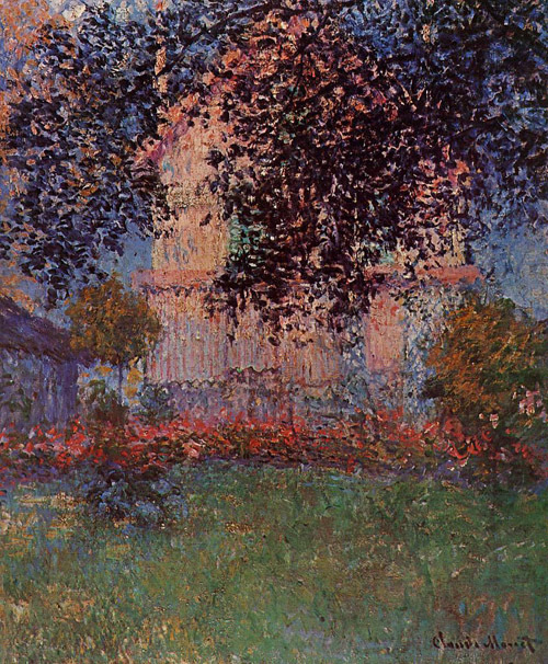 Monets House in Argenteuil 1876 by Claude Monet Oil Painting reproduction