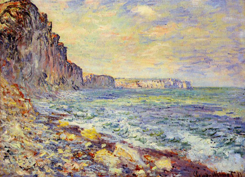 Morning by the Sea 1881  by Claude Monet Oil Painting reproduction