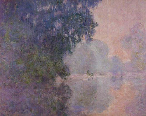  Morning on the Seine1 1896  by Claude Monet Oil Painting reproduction