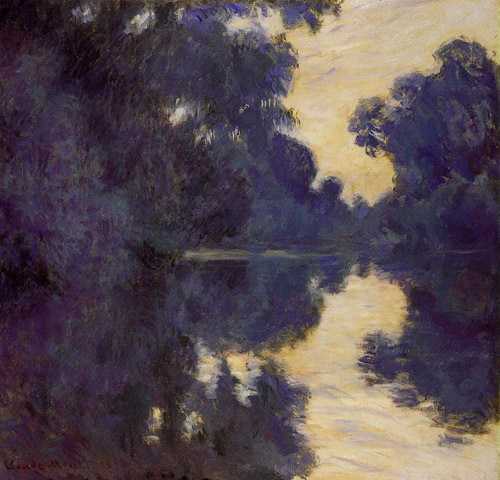 Morning on the Seine2 1896 by Claude Monet Oil Painting reproduction