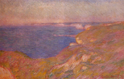 On the Cliff near Dieppe2 1897  by Claude Monet Oil Painting reproduction