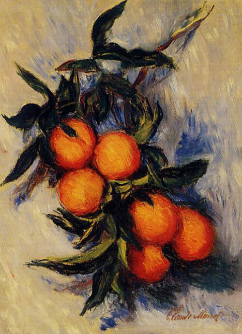Orange Branch Bearing Fruit 1884  by Claude Monet Oil Painting reproduction