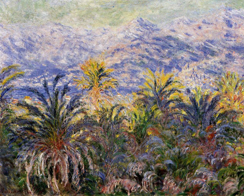 Palm Trees at Bordighera 1884  by Claude Monet Oil Painting reproduction