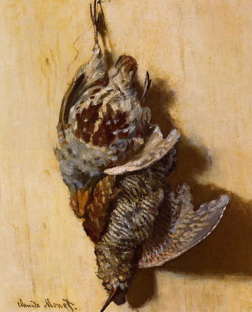 Partridge and Woodcock 1872 by Claude Monet Oil Painting reproduction