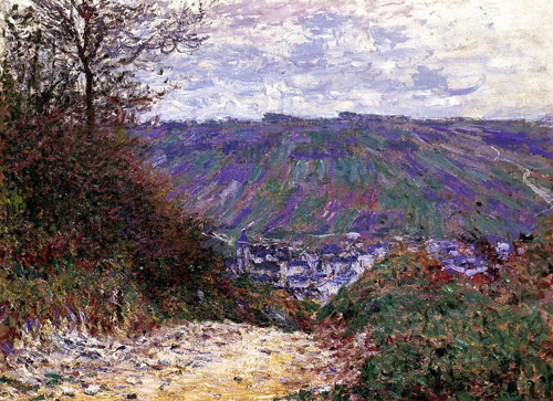 Path a Giverny 1885 by Claude Monet Oil Painting reproduction