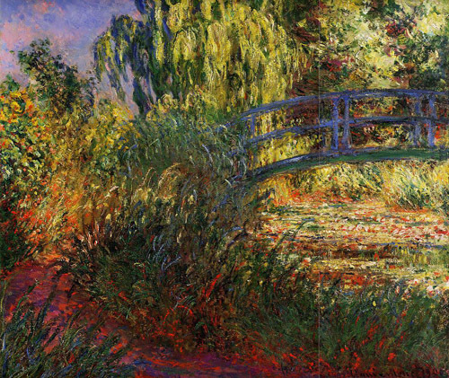Path along the Water-Lily Pond 1900 by Claude Monet Oil Painting reproduction