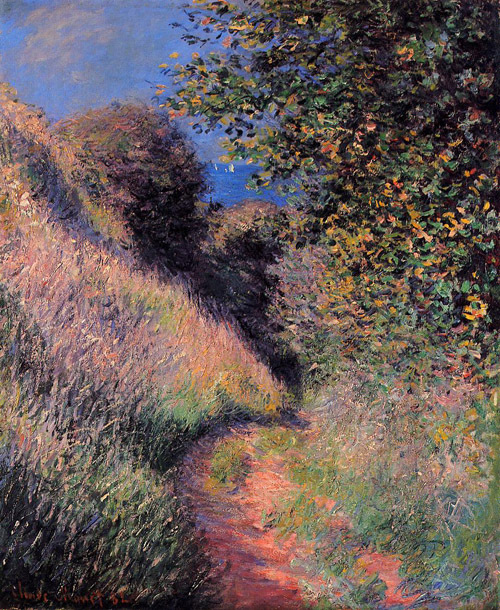 Path at Pourville 1882 by Claude Monet Oil Painting reproduction