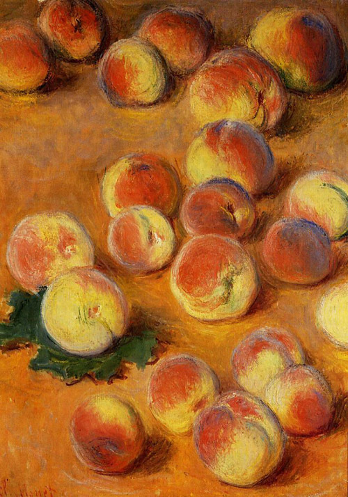 Peaches 1883 by Claude Monet Oil Painting reproduction