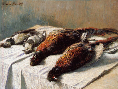 Pheasants and Plovers 1879-1880 by Claude Monet Oil Painting reproduction