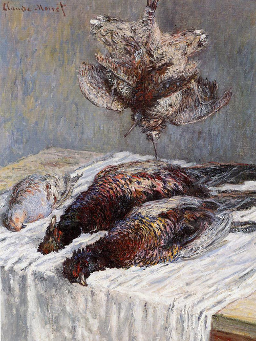Pheasants and Plovers 1879-1880 by Claude Monet Oil Painting reproduction