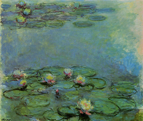 Water-Lilies10 1914-1917  by Claude Monet Oil Painting reproduction