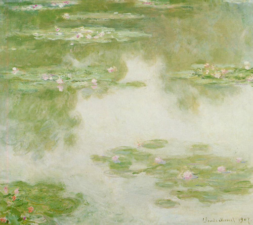 Water-Lilies11 1907  by Claude Monet Oil Painting reproduction