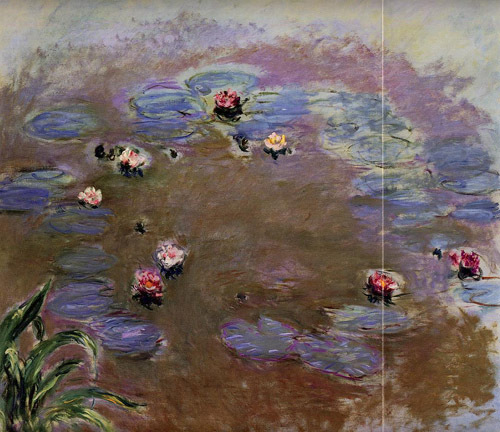 Water-Lilies (detail) 1914-1917  by Claude Monet Oil Painting reproduction