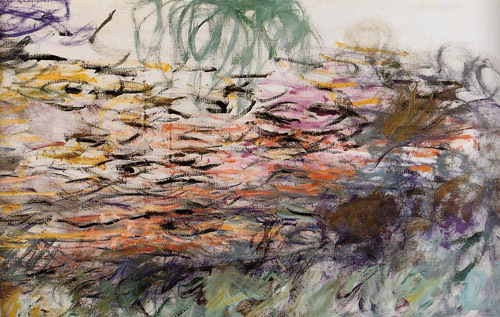 Water-Lilies (right half) 1917-1920  by Claude Monet Oil Painting reproduction