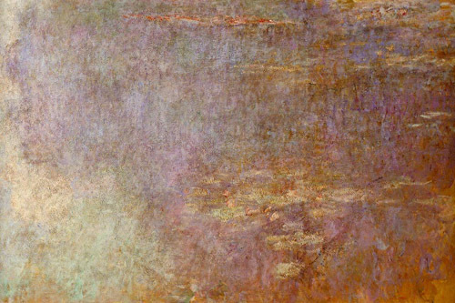 Water-Lilies (right half) 1920-1926 by Claude Monet Oil Painting reproduction