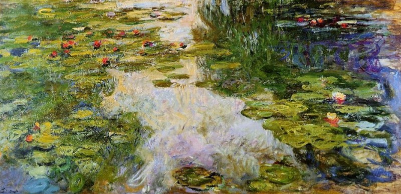 Water-Lilies  by Claude Monet Oil Painting reproduction