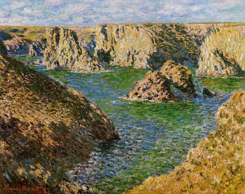 Port Donnant Belle Ile 1886  by Claude Monet Oil Painting reproduction
