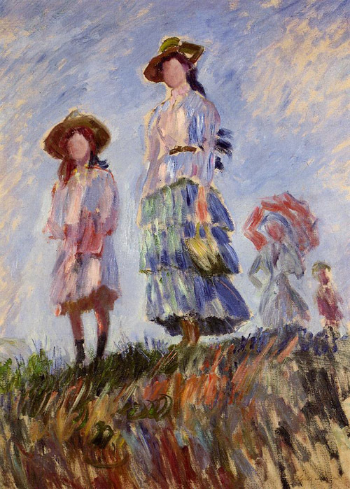 Promenade (study) 1886  by Claude Monet Oil Painting reproduction