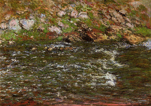 Rapids on the Petite Creuse at Freeselines  1889  by Claude Monet Oil Painting reproduction